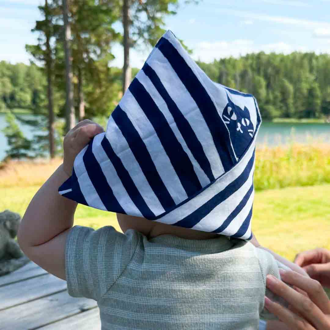 Tenugui japansk - katt eller uggla - Bild 5